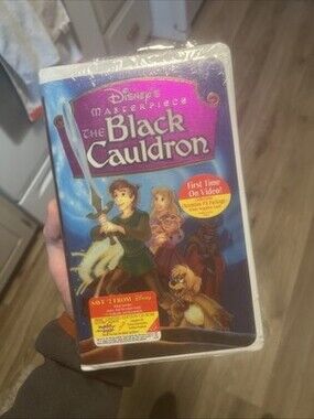 Disney The Black Cauldron VHS NEW SEALED Animated Fantasy Classic